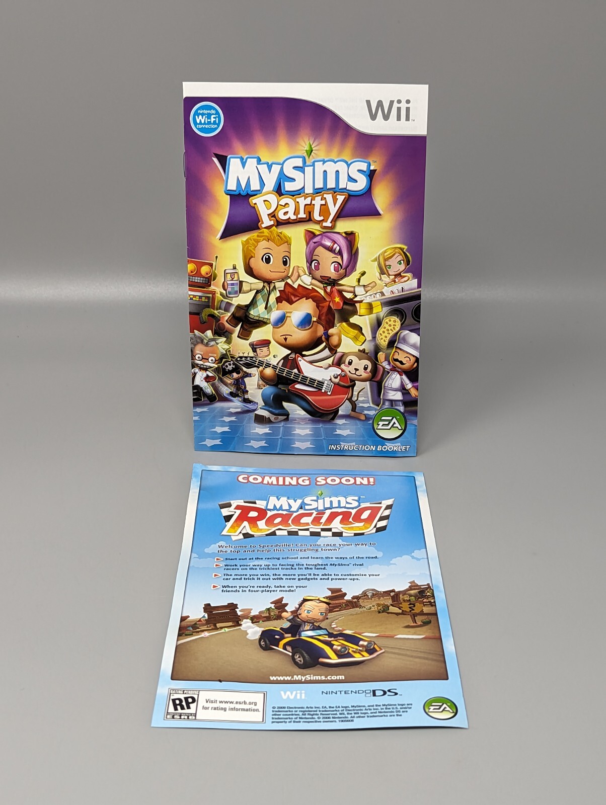 My Sims Party Nintendo Wii Replacement Case & Manual Only No Game
