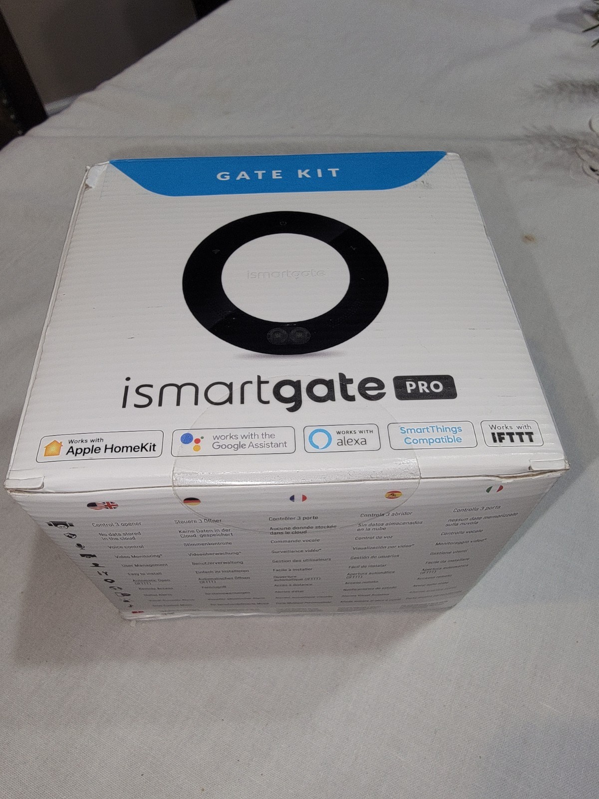 ismartgate pro smart wifi gate opener compatible google, alexa, apple home more