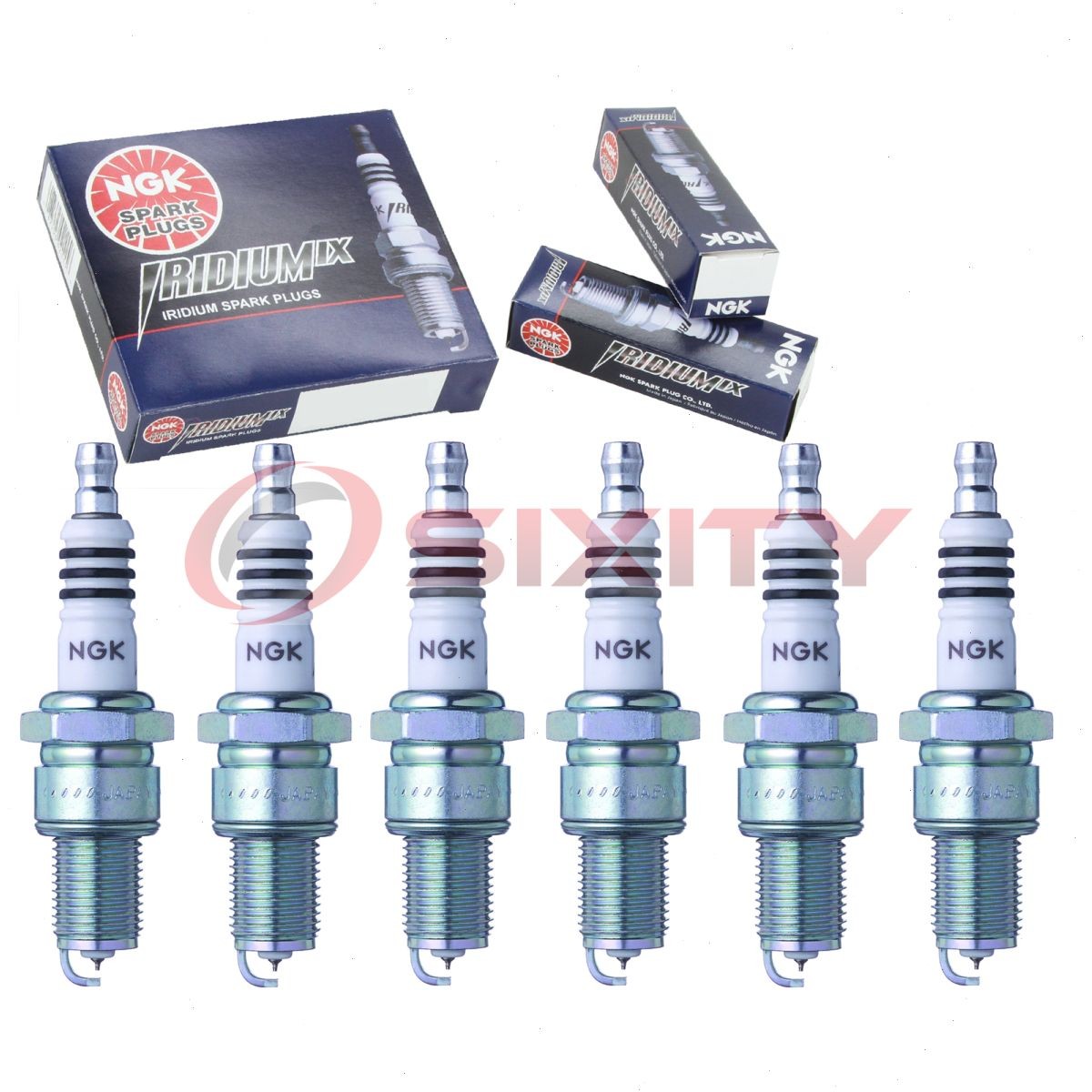 6 pcs NGK Iridium IX Spark Plugs for 1971-1974 Plymouth Scamp 3.7L 3.2L L6 - ct