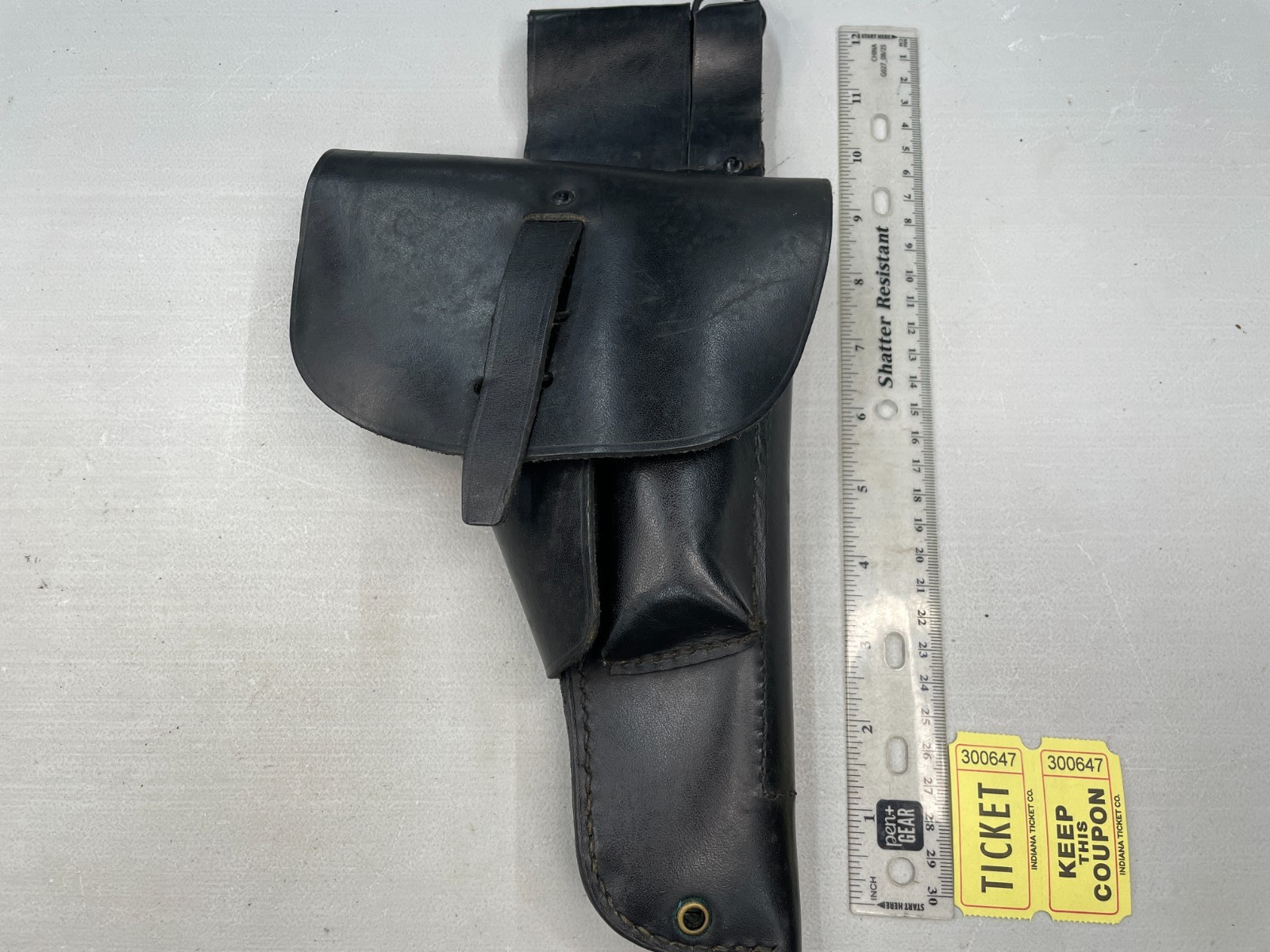 Original French flap holster 1935A 1963 dated MAC MAB PA15 50 9mm 300647