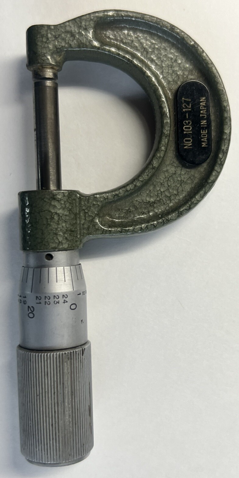 MITUTOYO 0-1" Outside Micrometer .001" Graduations Machinist Gauge No. 103-127