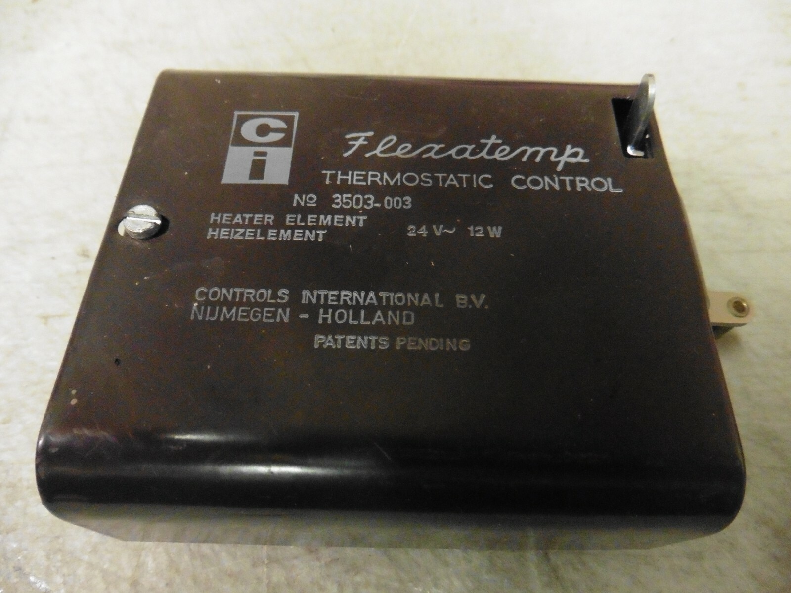 New Old Stock Perfection Schwank Flexatemp Thermostatic Control No. 3503-003
