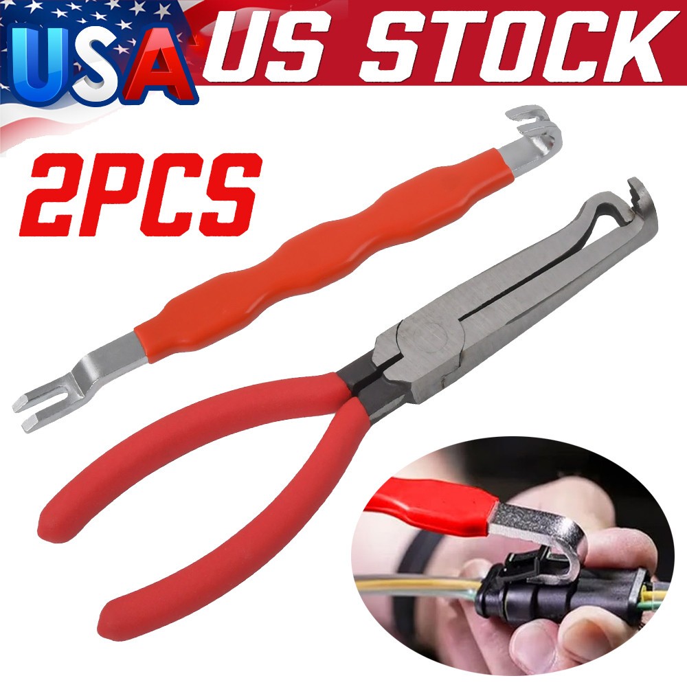 2PCS Electrical Disconnect Plier Connector Separator Removal Tool Kit Automotive