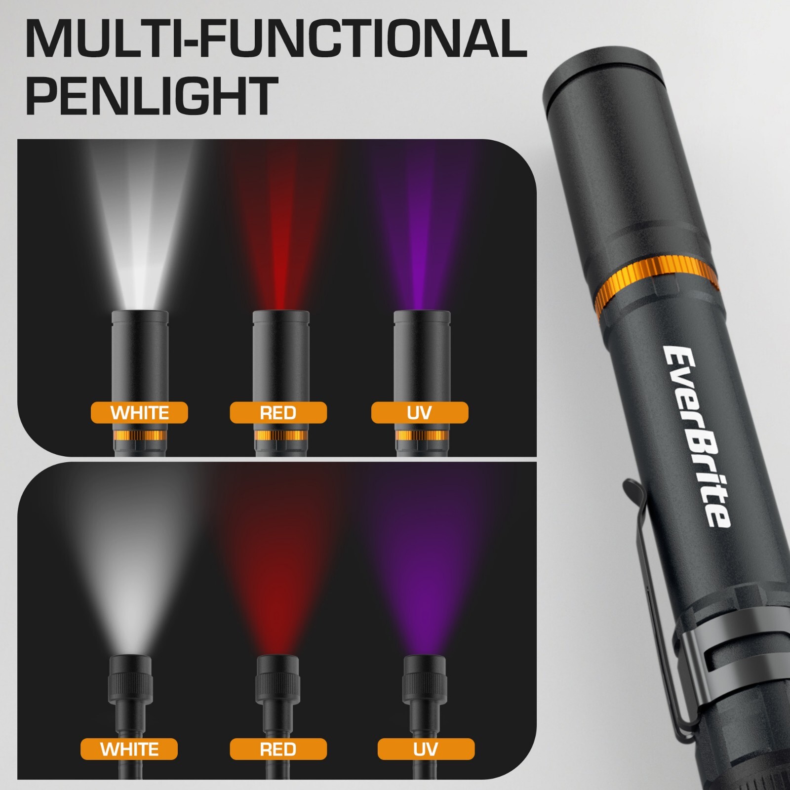 EverBrite Multi-Functional Rechargeable Work Light w/3 Light Modes Flexible