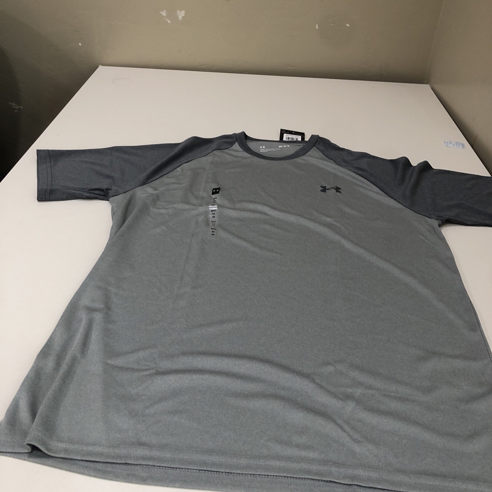 Under Armour Men's UA Velocity Short Sleeve Grey Size M