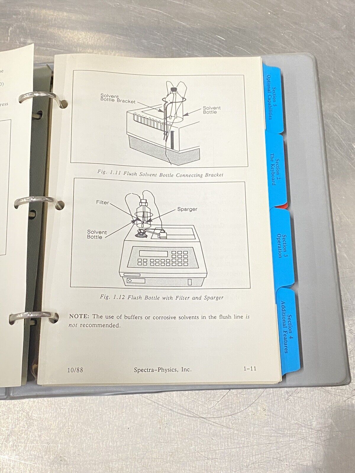 Spectra-Physics SP 8880 8875 Autosampler - Users Guide / Instruction Manual