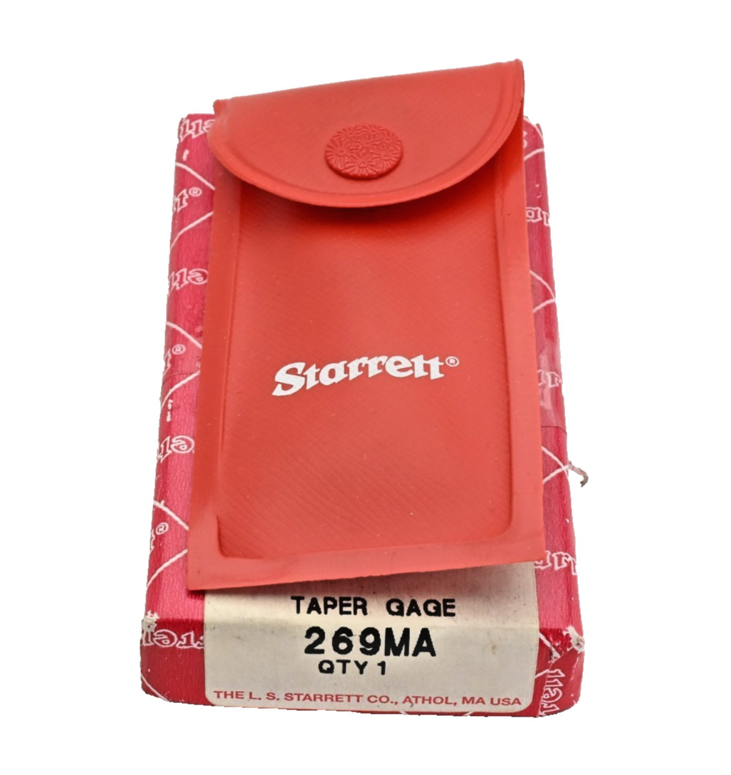 Starrett 269MA Taper Gage 2-12mm Range 64mm Length 56031
