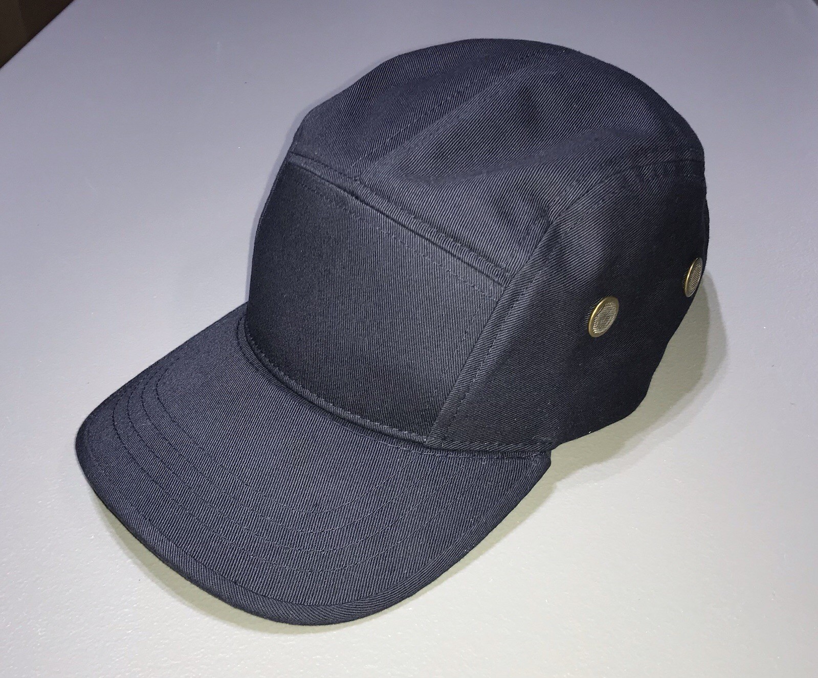 K & B Ethos 5-Panel Cap Vented Leather StrapBack Outdoor Hiking Military Cadet