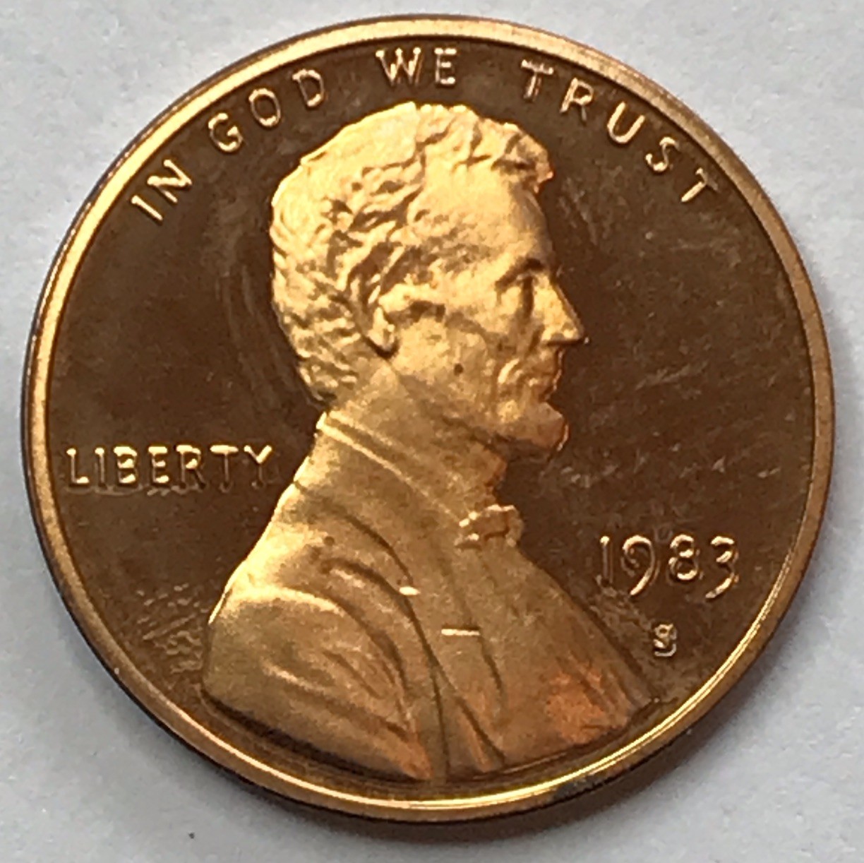 1983-S PROOF LINCOLN MEMORIAL CENT (IMPAIRED)