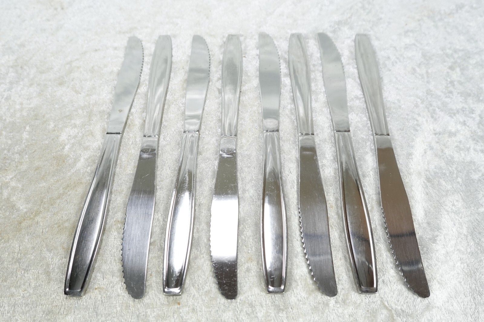 40 Pieces Vallarta Pattern Stainless Steel Flatware By Oneidacraft