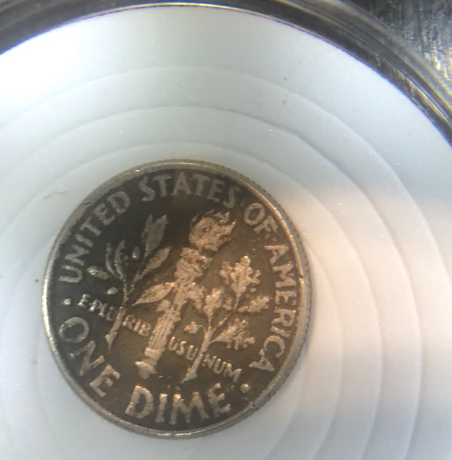 1981 Dime Roosevelt-d mint mark