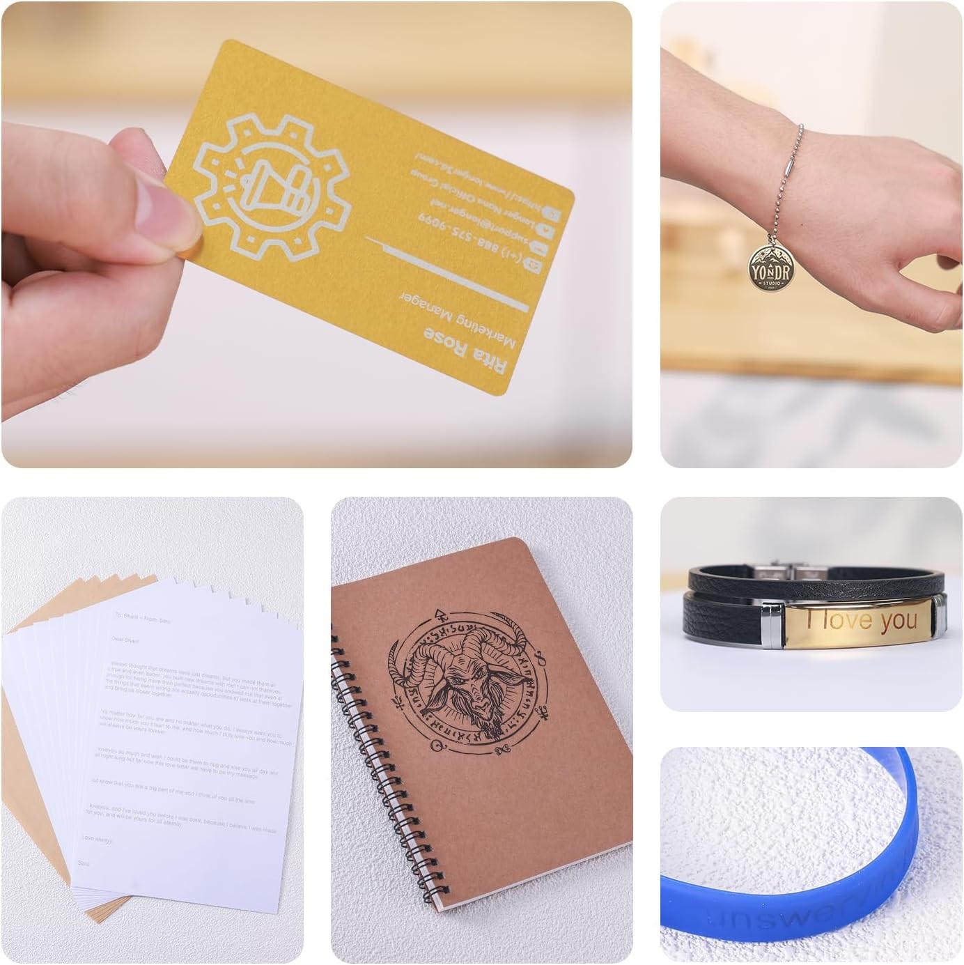 175Pcs LONGER Laser Engraving Material Kit Material Suitable for beginners NEW