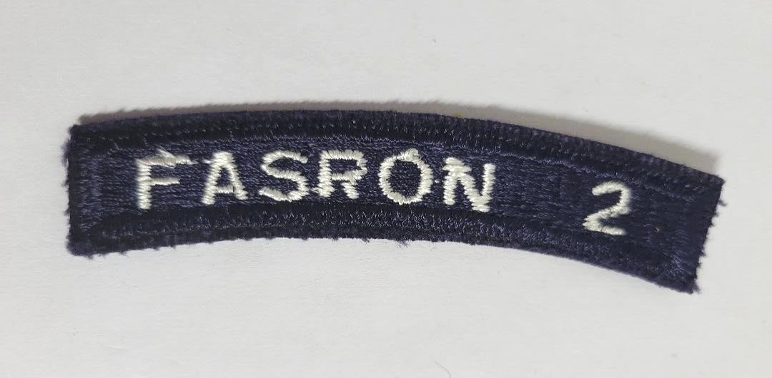 US NAVY FASRON 2 Fleet Air Service Squadron Uniform Shoulder Arc Tab Badge