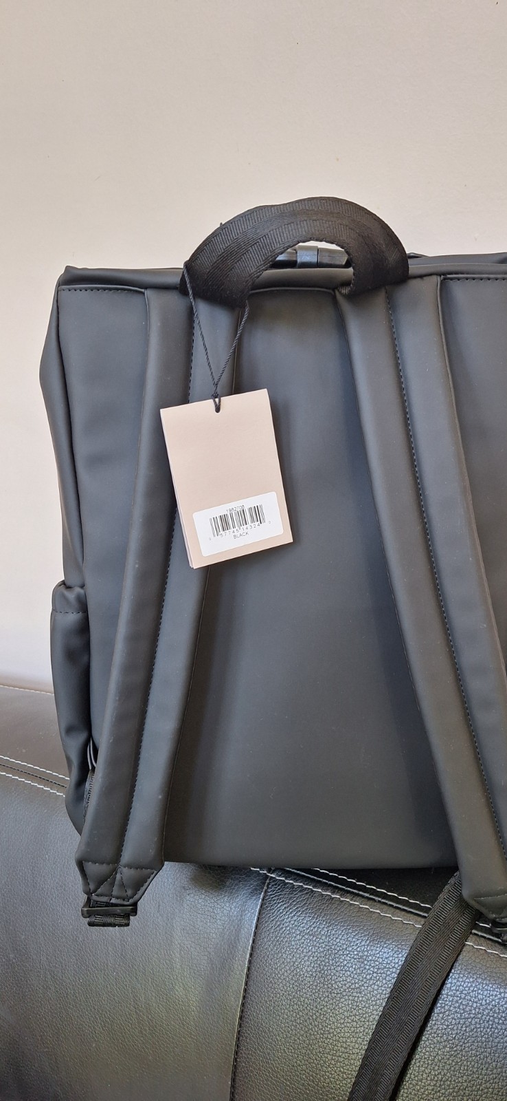 Hunter Top Click Backpack In Smooth Black New