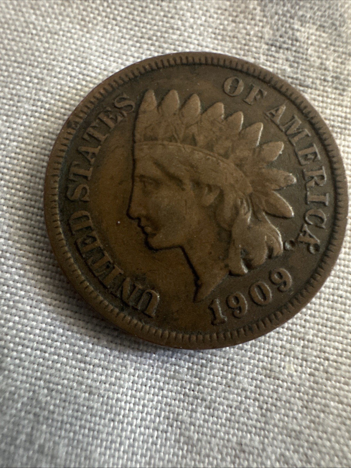 1909 1C Indian Cent BN