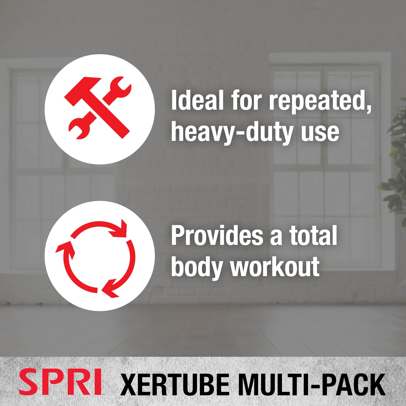 SPRI Xertube Resistance Bands with Handles – All Exercise Cords Sold Separately