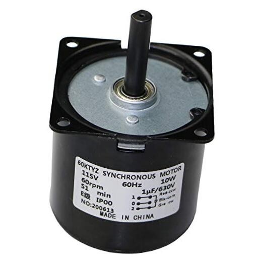 60KTYZ Synchronous Gear Motor 30RPM Dual Bearing AC Motor CW/CCW 60KTYZ60R