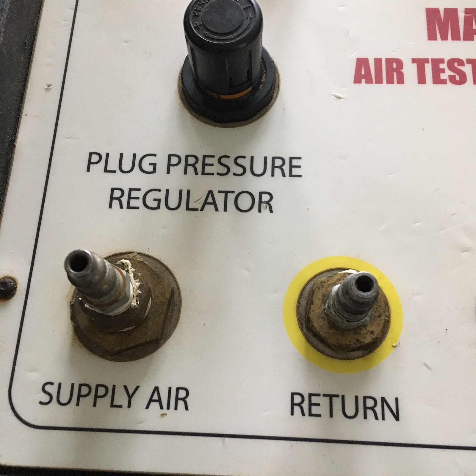 Plug Technologies Max-flow Air Test Panel - Untested - Sold as Is