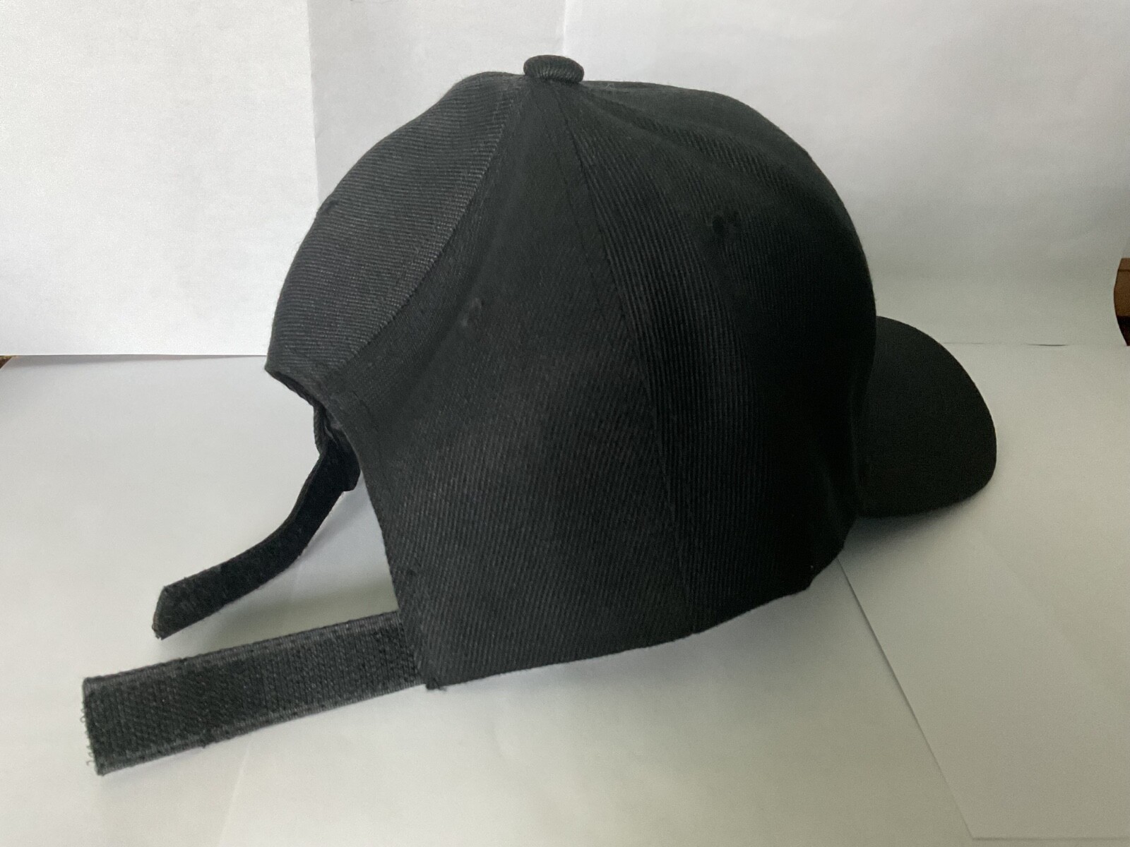Mass. State Trooper Collectable Hat patch Sewn on Black Ball Cap