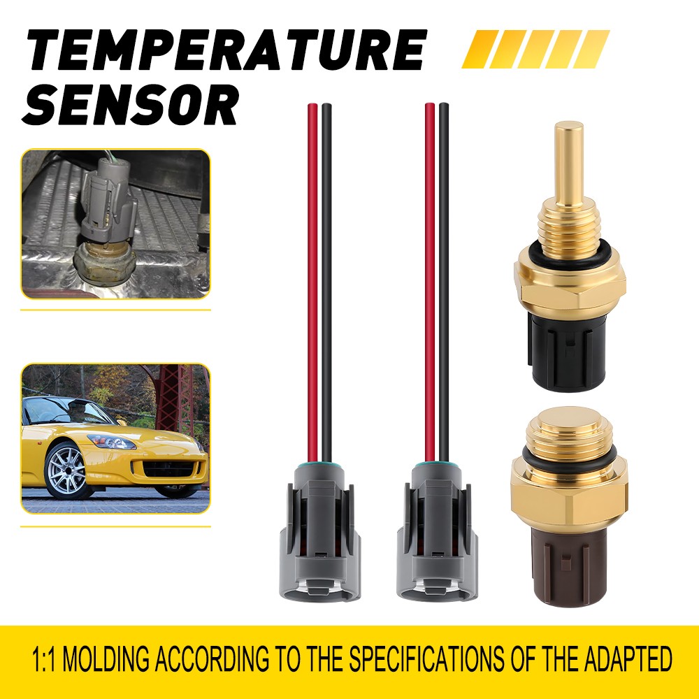 Coolant Temperature Sensor & Switch +Connectors For Honda Accord 2004-2005 NEW