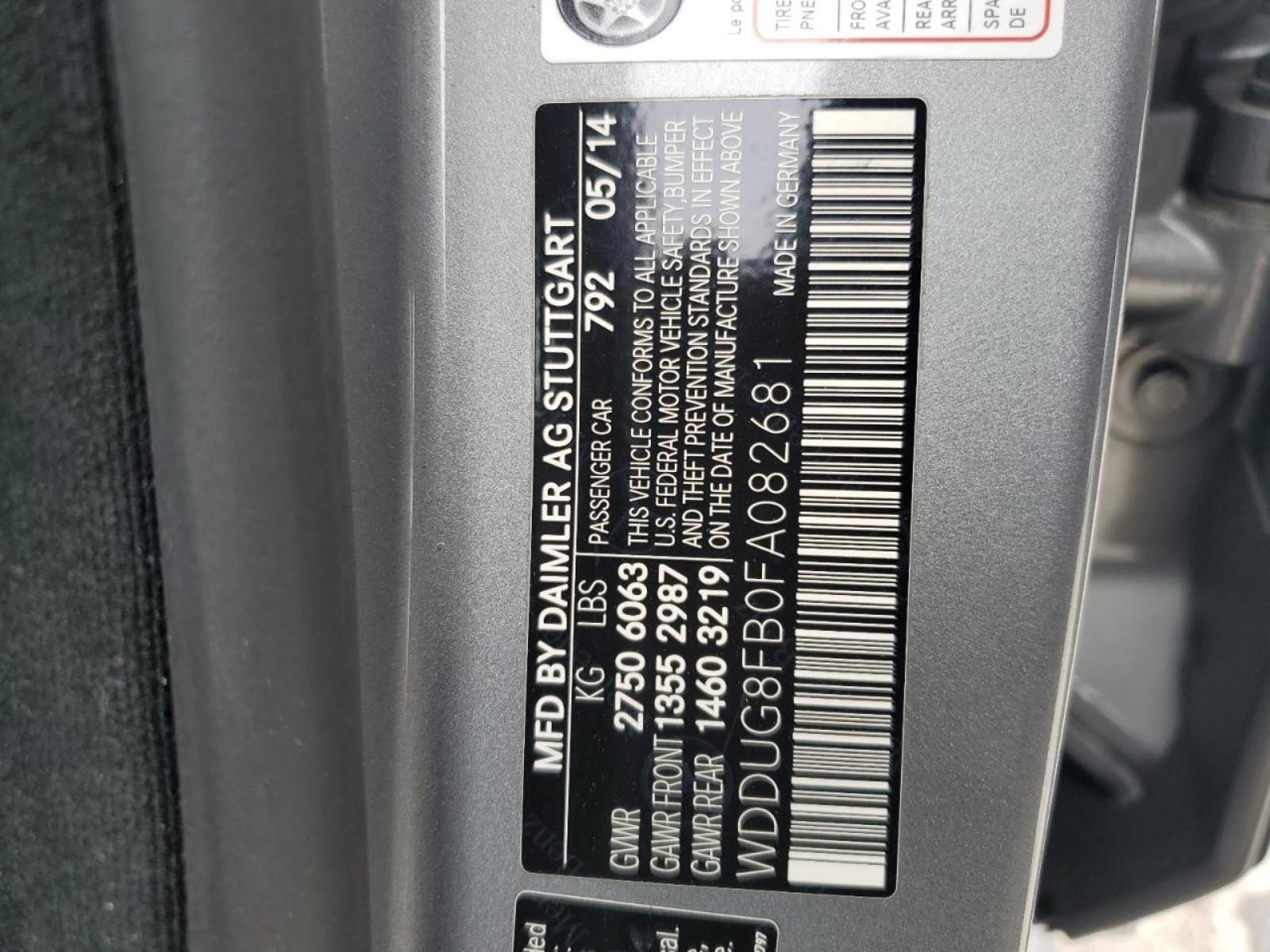 2015 MERCEDES S-CLASS LR Door Trim Panel