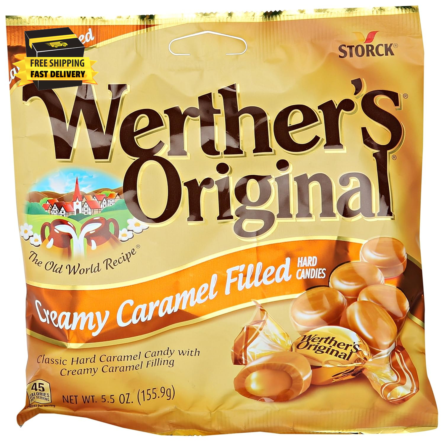 Creamy Caramel Hard Candies, 5.5 Oz ⭐️⭐️⭐️⭐️⭐️