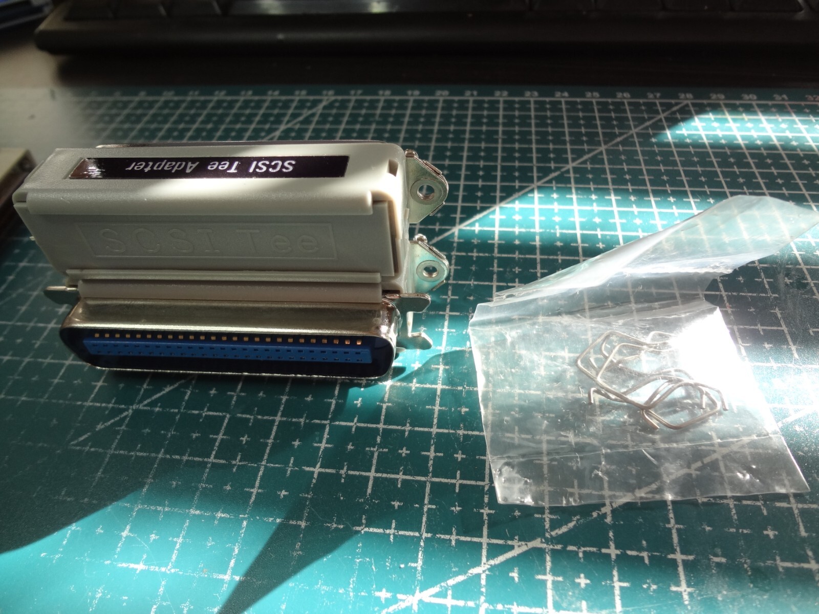 Akai S1000 S3000 Sampler Centronics SCSI Tee Adapter - double adapter - New