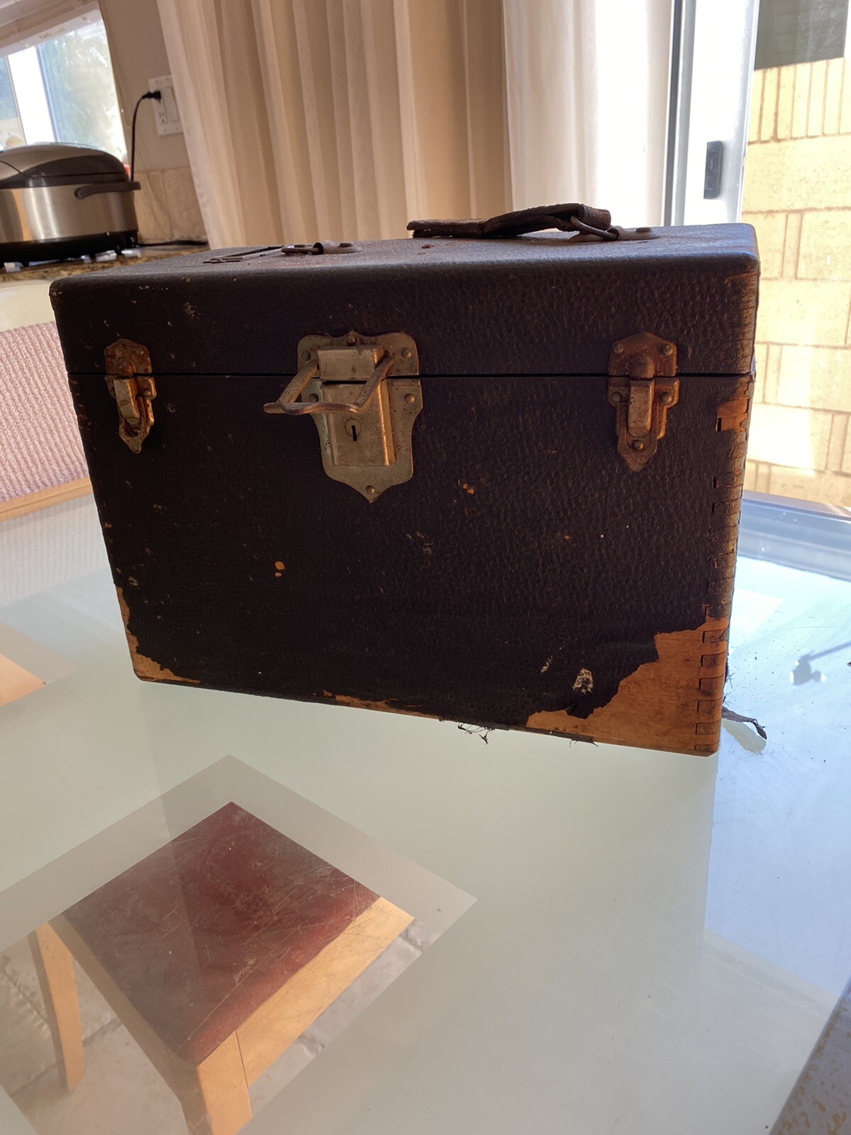 Ernst Leitz Wetzlar WW II Military Microscope W/ Original Case.