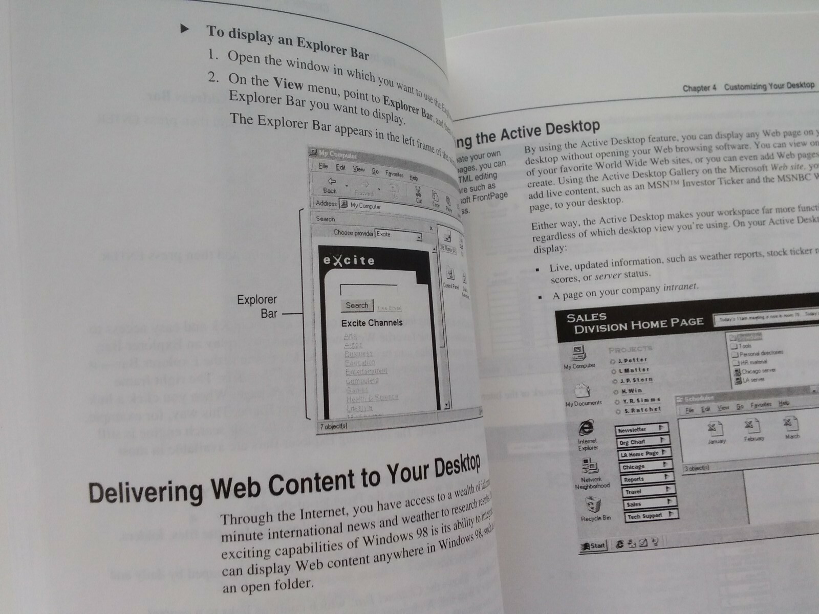 MICROSOFT Windows 98 Guide Getting Started Original OEM 1998 Manual Book
