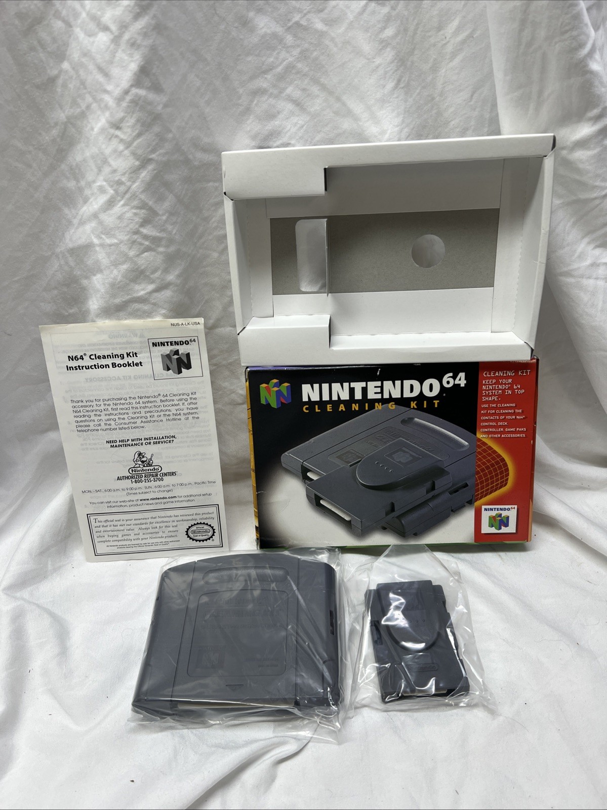 Nintendo 64 N64 Cleaning Kit Authentic OEM 1998 Open Box READ