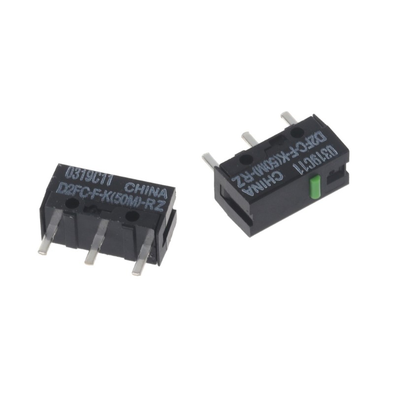 2 Pieces Mouse Micro Switch Fretting Button Suitable for Mouse