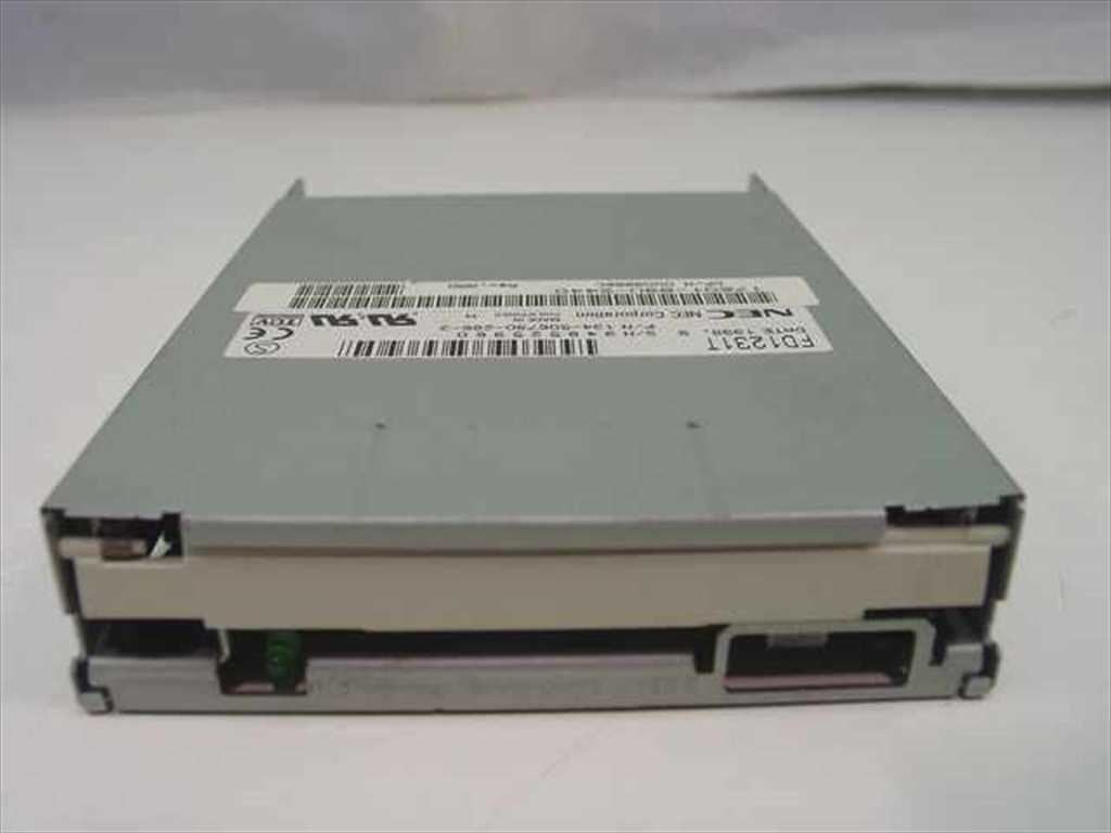 NEC FD1231T 9886C 1.44MB 3.5 Floppy Drive No Bezel Dell 0009886C 134-506790