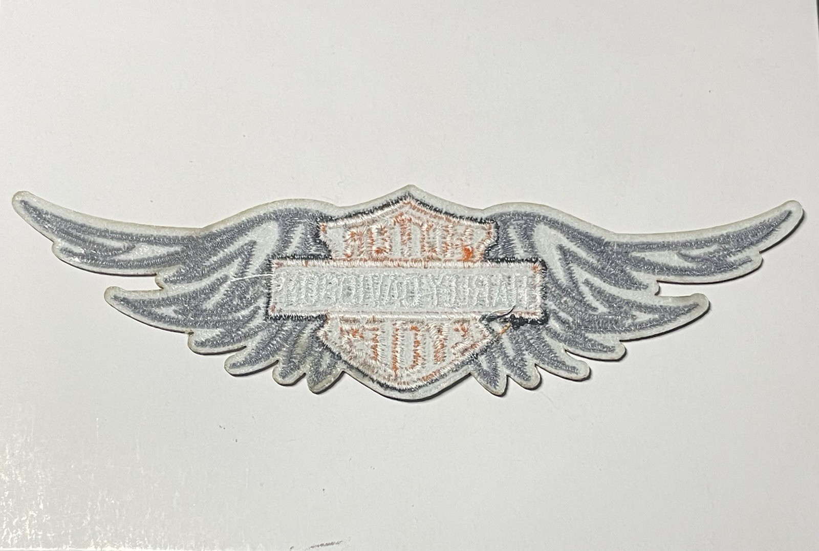 6” Harley Davidson Motorcycles Big Wings Iron On Patch