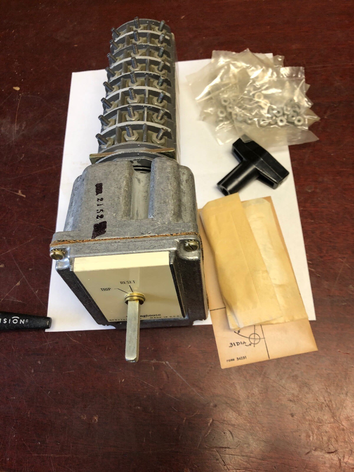 Westinghouse Type WL-2 Rotary Switch 796A212G06