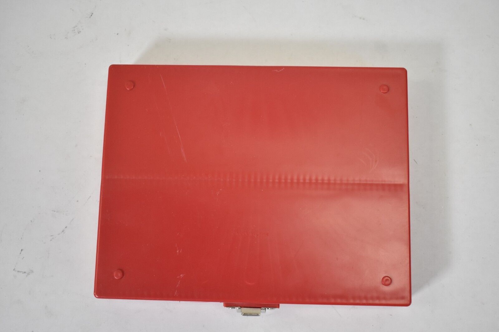 Premiere Red Storage Box Case 8-1/4" x 6-1/2" Container w Project Date Tracker