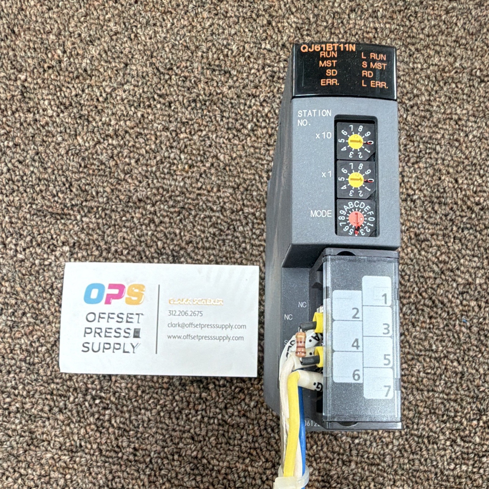 Mitsubishi Electric QJ61BT11N MELSEC-Q CC-Link V2 Master Unit Module
