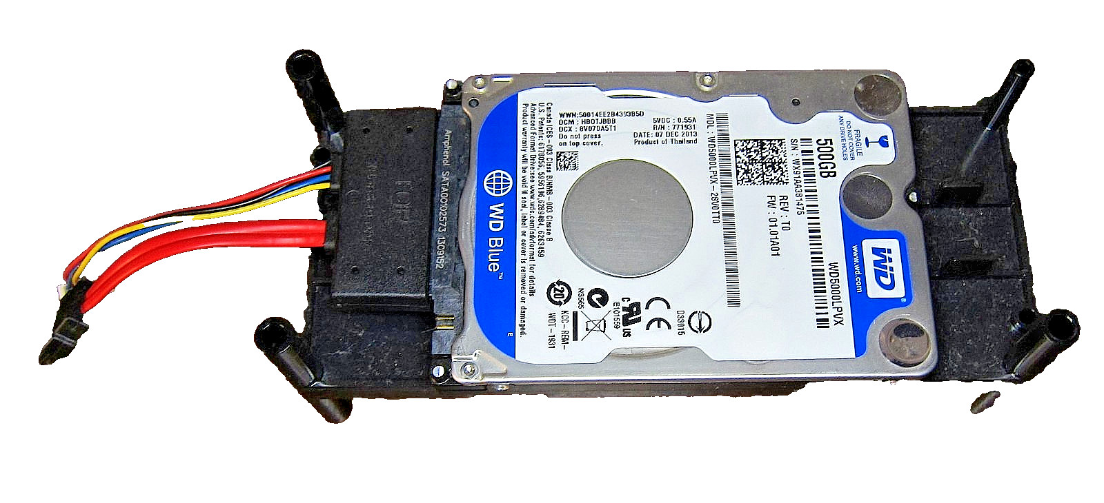 Genuine 500GB WD Hard Drive for Xbox One 1540 with Caddy, Screws, and Cables