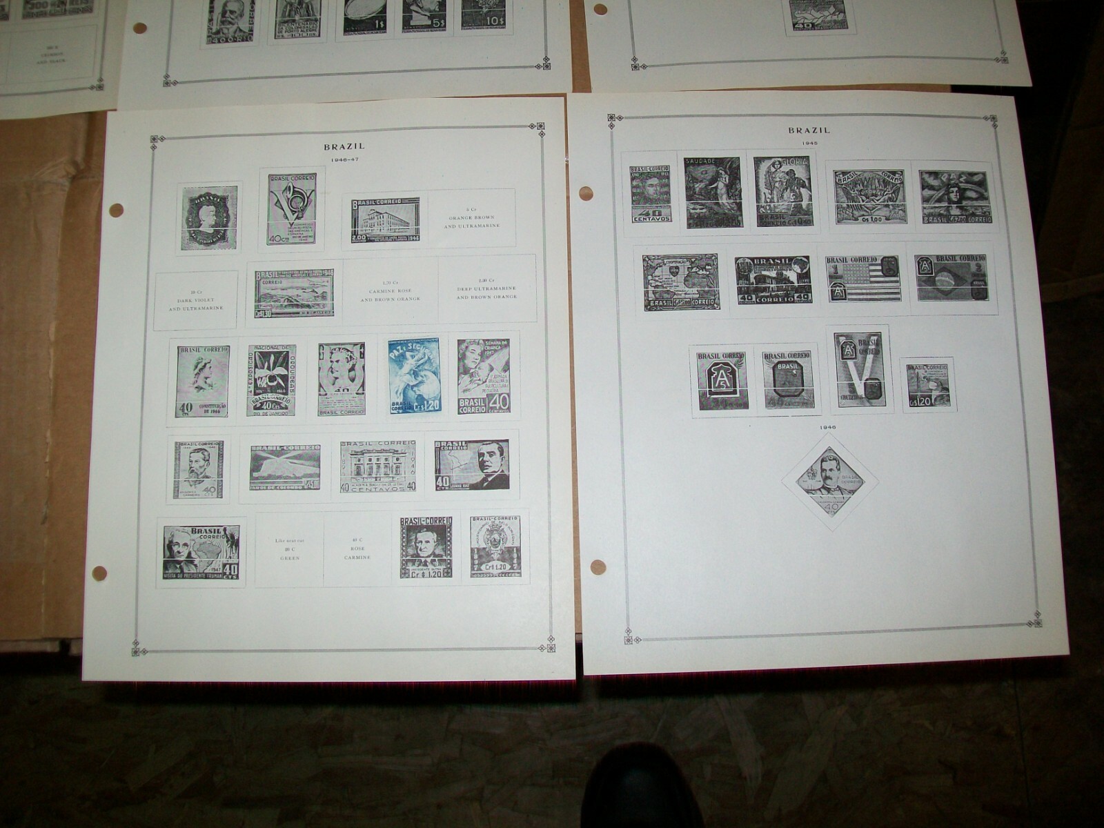 1916 - 1948 Brazil Stamp Sheets Lot 78