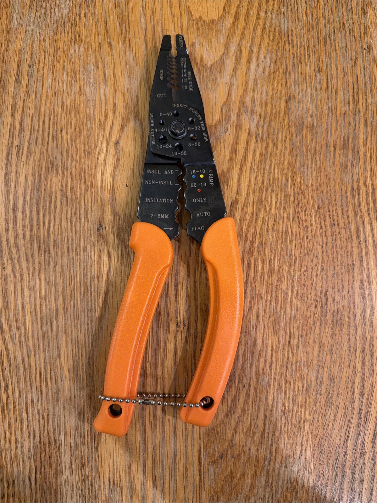 ATF Multi-Function Crimping Tool 8-5/8" - Cuts/Strips/Crimps - 22-10 GA