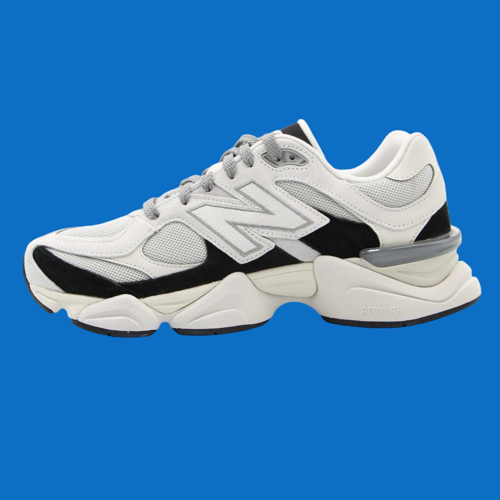 New Balance 9060 Men's Running Shoes Reflective Black White Sneakers-U9060JBB-