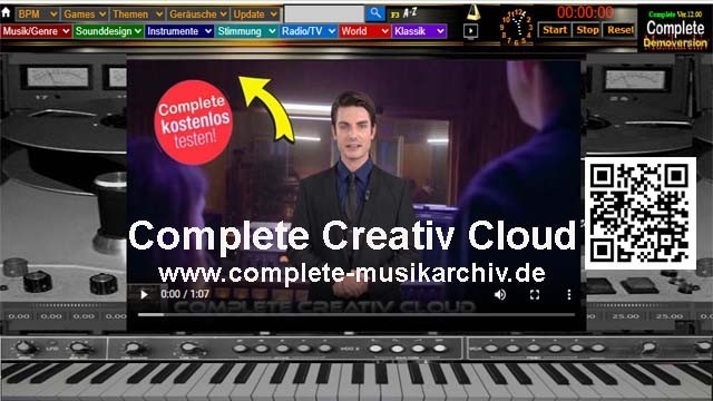 Complete Music Archive Cloud 13000 GEMA Free Tracks Access 1 Year or Lifetime