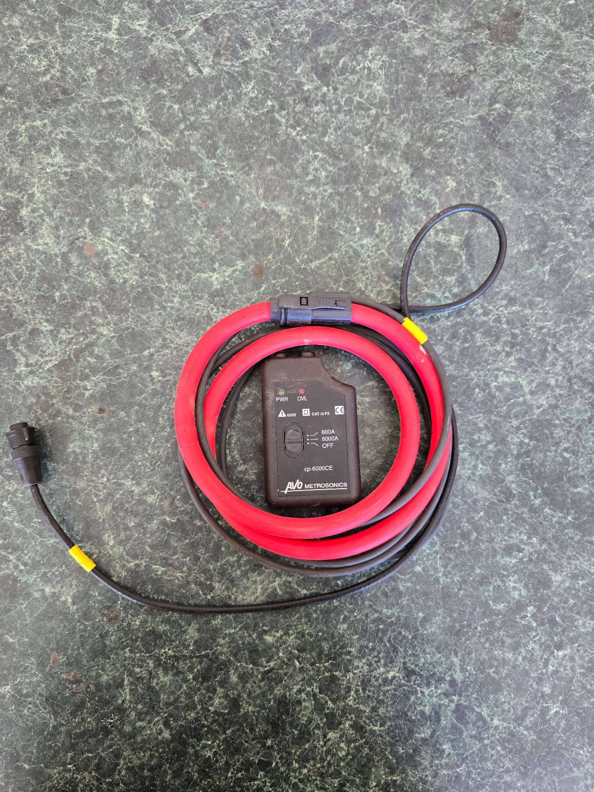 AVO METROSONICS AMPFLEX 600/6000A/IV, CP-6000 CE Current Probe