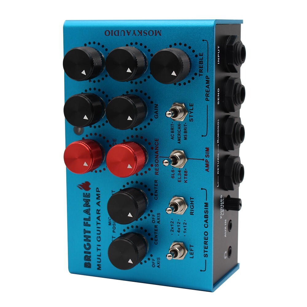 Pre-amp Simulator Power Amp Simplifier Mosky Bright Flame DI Box Effect Pedal