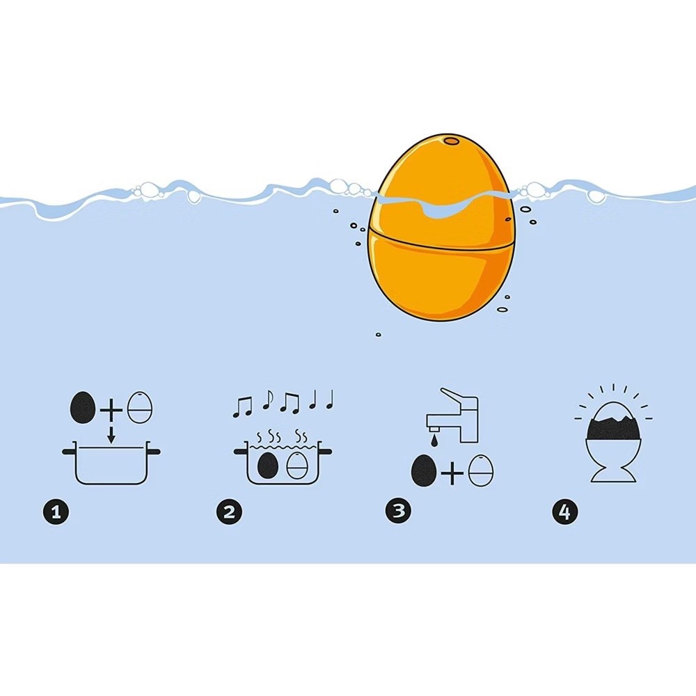 BrainStream BeepEgg Basic - Egg Timer with Musical Alerts, Plays Tunes When Done