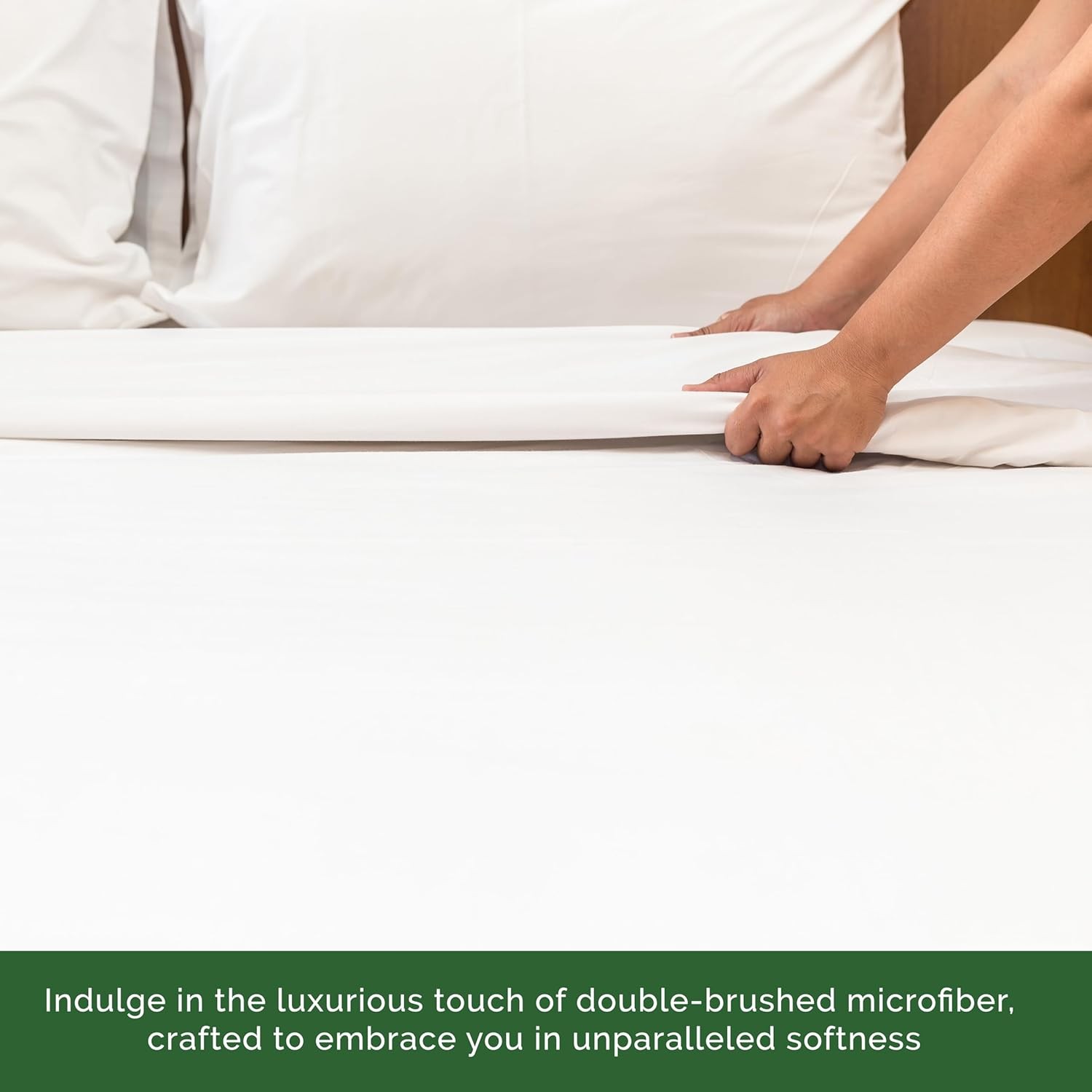 Premium Hotel Quality 1-Piece Flat Sheet Luxury & Softest 1500 Thread Count