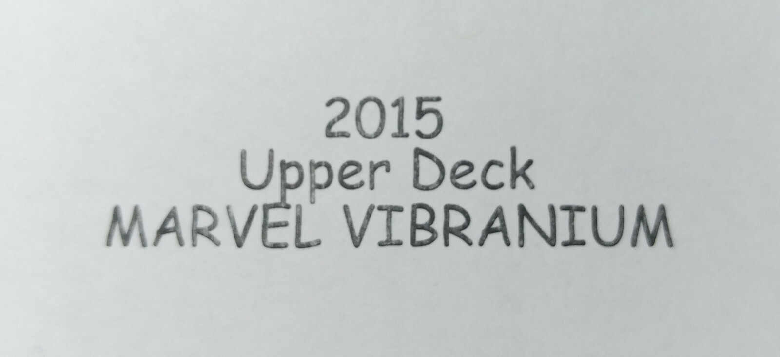 2015 ud Marvel Vibranium raw Parallel 059 Hyperion (no unn)