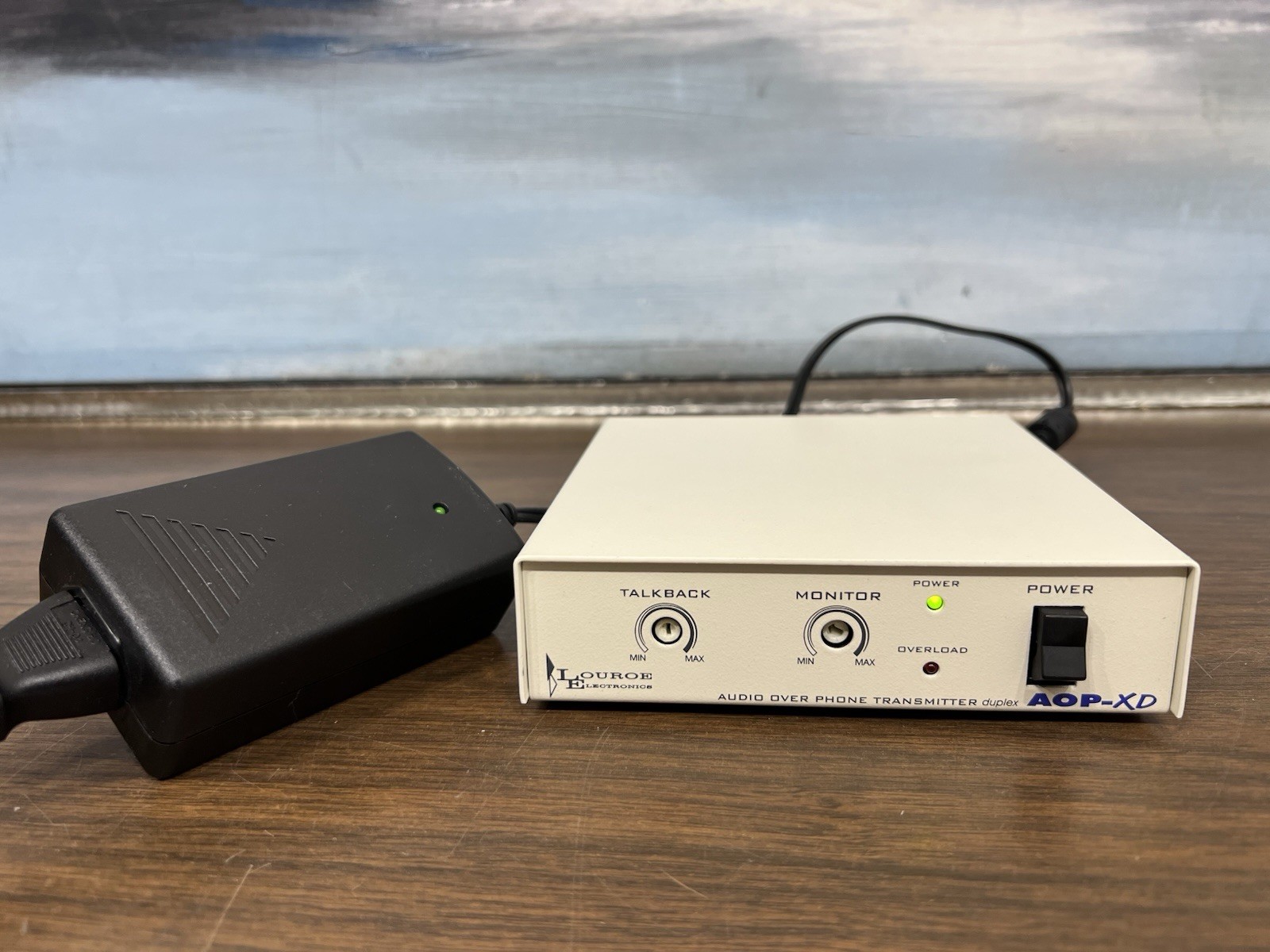 Louroe AOP-XD  Bi-Directional Audio Transceiver, Audio phone transmitter A-10