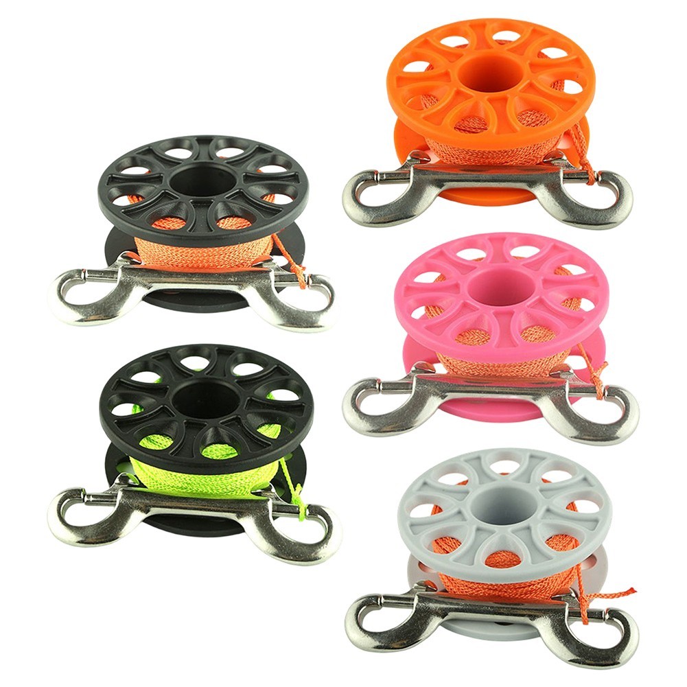 Nylon Fishing and Diving Reel 18m Tool Featuring a Reliable Double Head Buckle