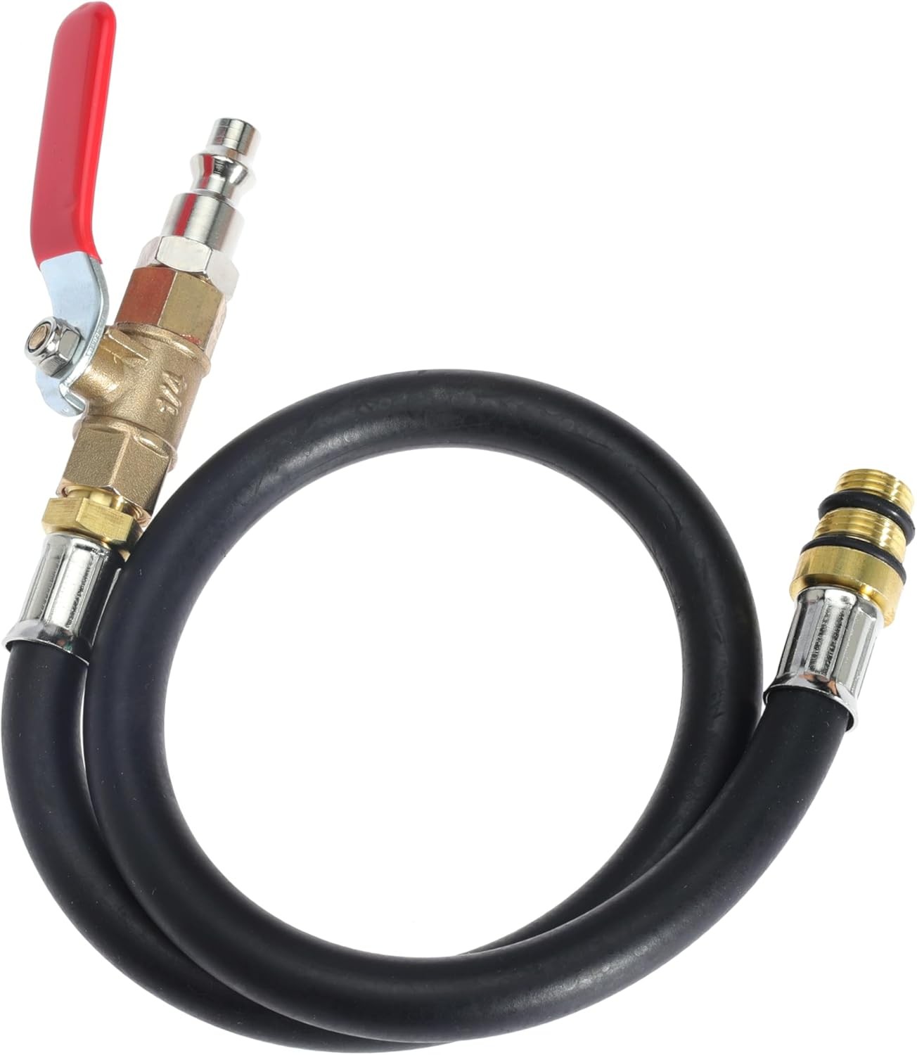 Engine Air Valve Holder Pressure Pipe with Ball M12 M14 Thread to 1/4...