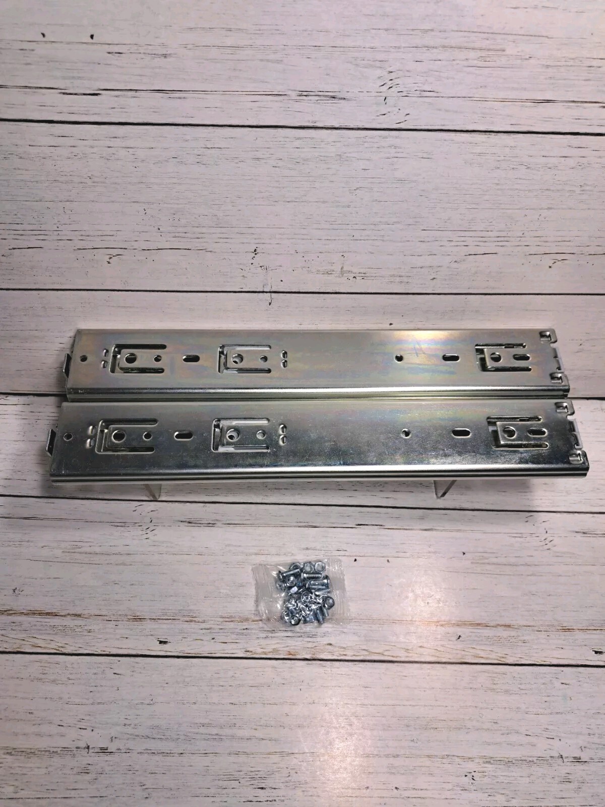 1 Pair Full Extension Drawer Slides 8 10 12 14 16 18 20 22 24 Inch 100 lb...